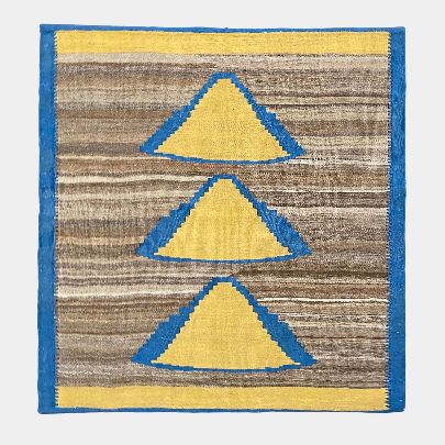 Picture of Yellow blue kilim  