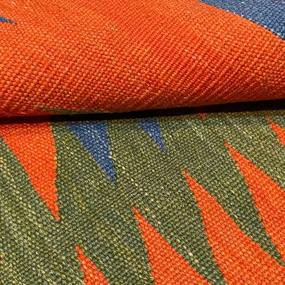 Picture of Dark blue orange kilim  