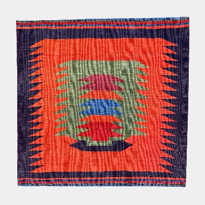 Picture of Dark blue orange kilim  