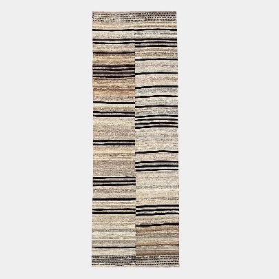 Picture of Black Wool Grey Brown Kilim  