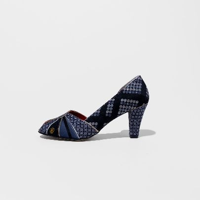 Picture of Navy blue women's shoes