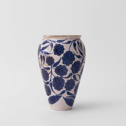 Picture of Glaze vase and violet clay