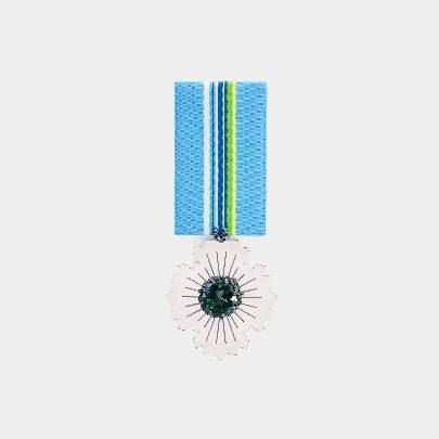 Picture of Tehran Blue Green Striped Medal