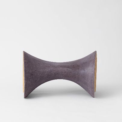 Picture of Sculptural Yellow Hollow Bench