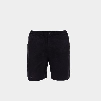 Picture of men's linen black shorts