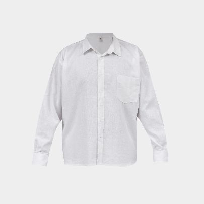 Picture of White linen men's shirt