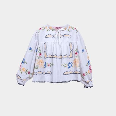 Picture of women's floral blouse