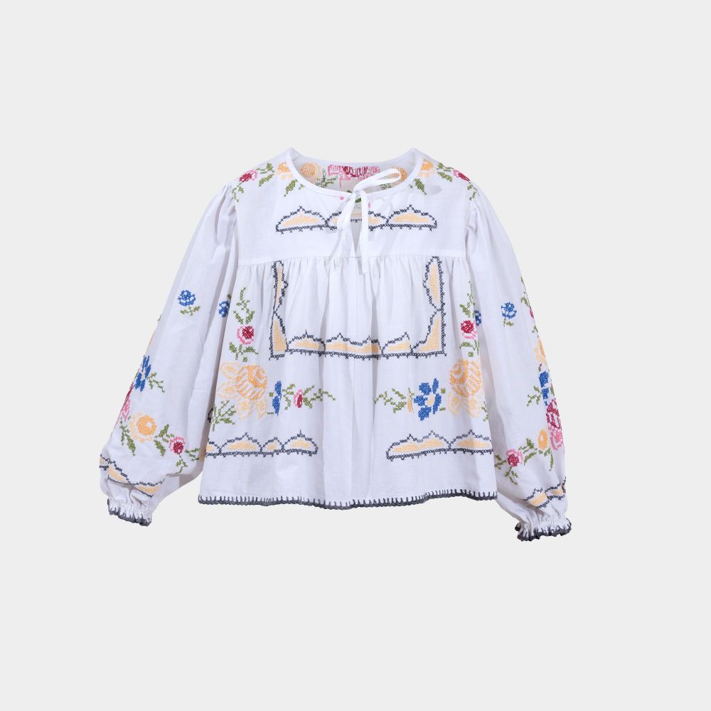 Picture of women's floral blouse