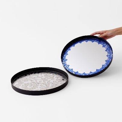 Picture of Cobalt Blue Mirror Tray