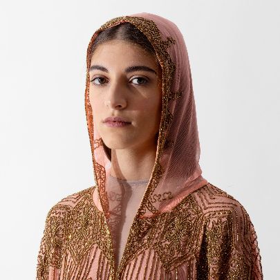 Picture of Women's embroidered beaded lace jacket