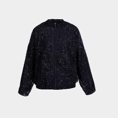 Picture of Embroidered sequined lace jacket bumper