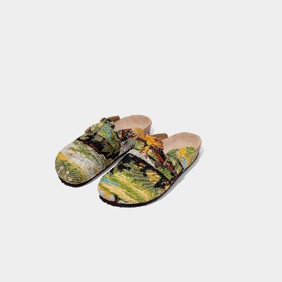 Picture of Yellow Green Goblin Patterned sandal