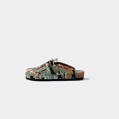 Picture of Dark Green Goblin Patterned sandal