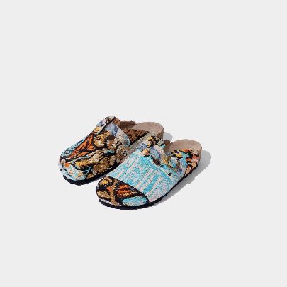 Picture of Sky Blue Goblin Patterned Sandals