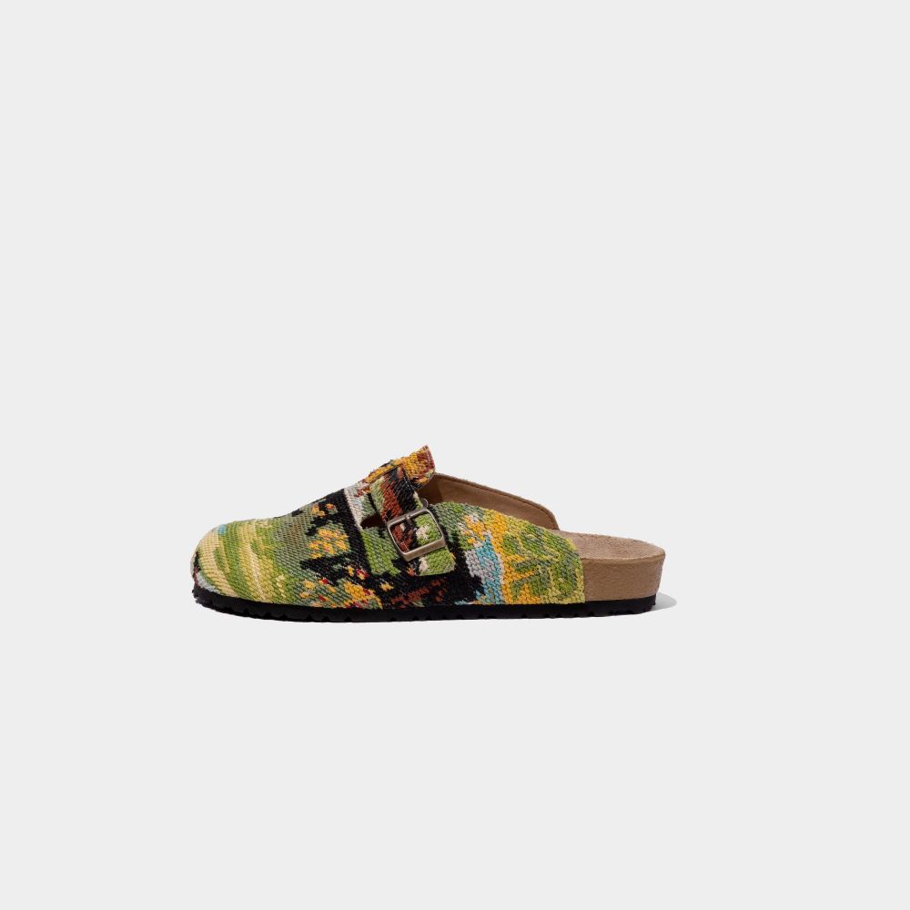 Picture of Yellow Green Goblin Patterned sandal