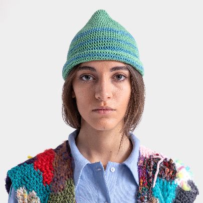 Picture of Green cotton hat