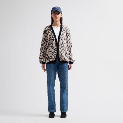 Picture of Zebra leopard jacket