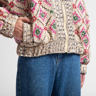 Picture of Embroidered bomber jacket