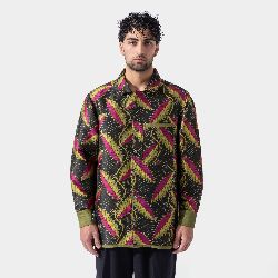 Picture of Sebutan jungle velvet men's shirt