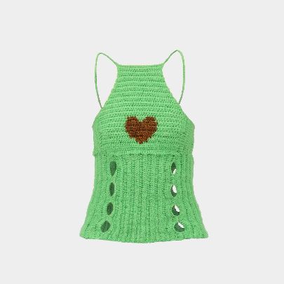 Picture of Women's green mohair top