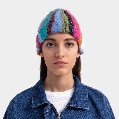 Picture of multicolored mohair hat dolce