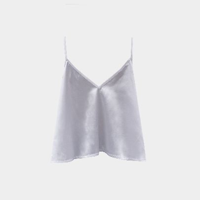 Picture of women's white satin top