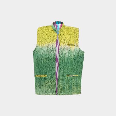 Picture of Two-color unisex wool gilet NO2