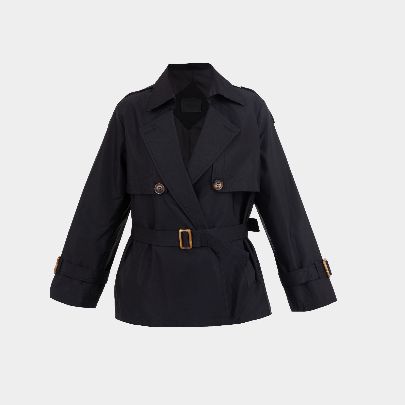 Picture of classic women's raincoat black