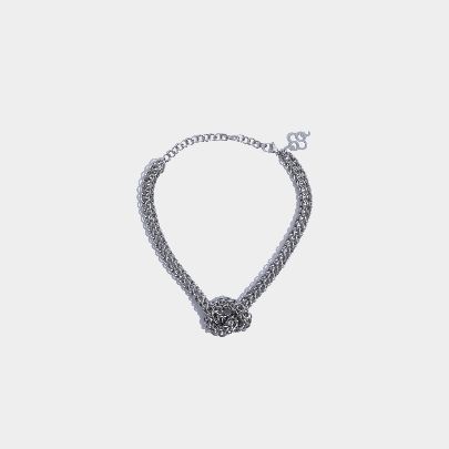 Picture of Persian knot steel choker necklace