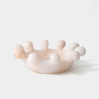 Picture of alabaster stone bowl sun claw