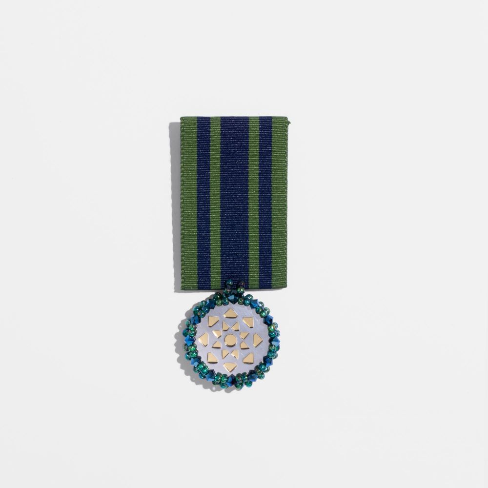 Picture of Navy Green Badge Medal