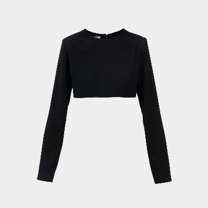 Picture of Cropped top with black apple