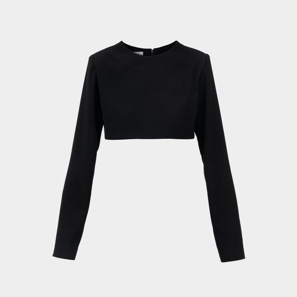 Picture of Cropped top with black apple