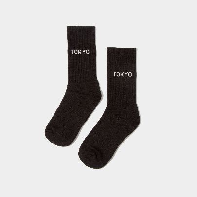 Picture of Black cotton socks