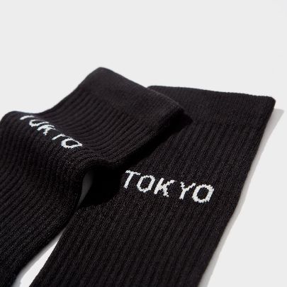 Picture of Black cotton socks