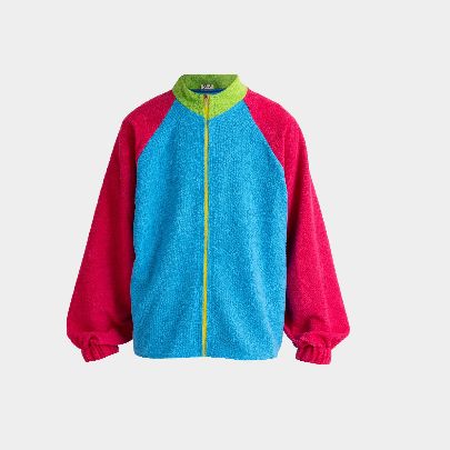 Picture of blue pink towel sweatshirt