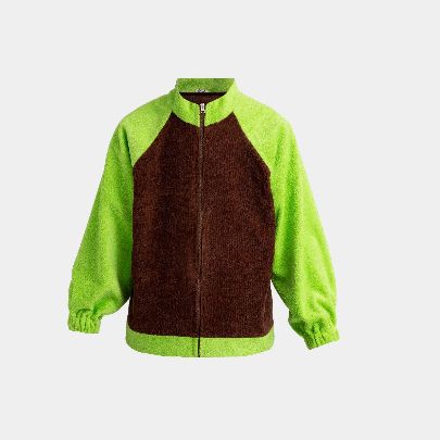 Picture of light green brown towel sweatshirt