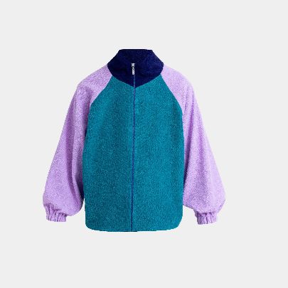 Picture of green purple towel sweatshirt