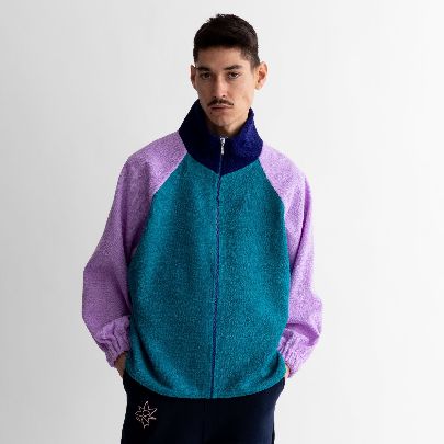 Picture of green purple towel sweatshirt