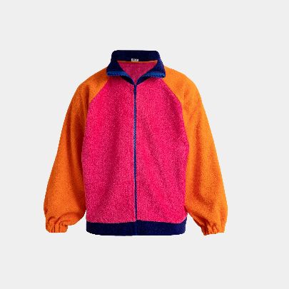 Picture of Magenta orange towel sweatshirt