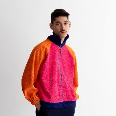 Picture of Magenta orange towel sweatshirt