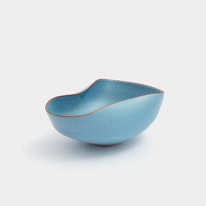 Picture of Sky blue big ceramic bowl