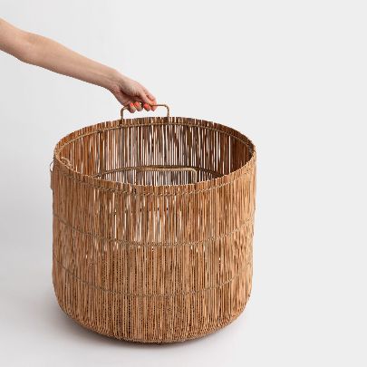 Picture of Chinese wicker laundry basket