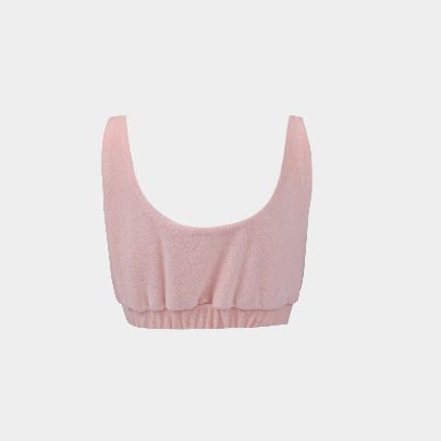 Picture of women's velvet crop top