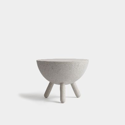 Picture of Sculptural Grey Side Table