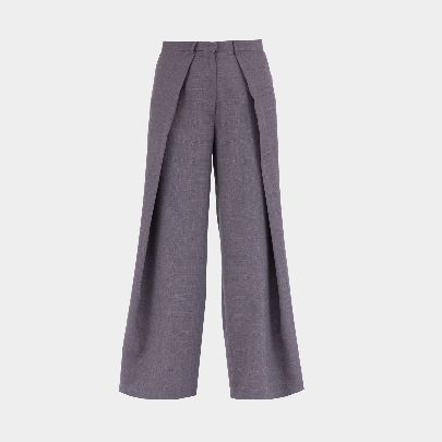 Picture of pleated waist trousers