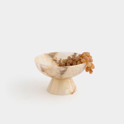 Picture of White onyx Serving Bowl