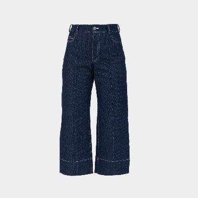 Picture of navy blue fish jeans