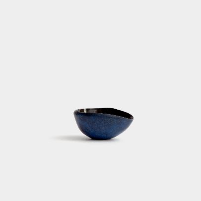 Picture of Small Blue Glazed Deform bowl