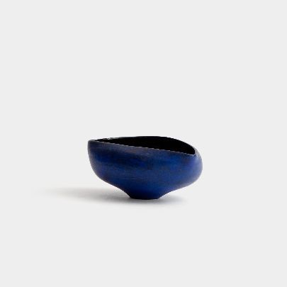 Picture of Medium Blue Glazed Deform bowl